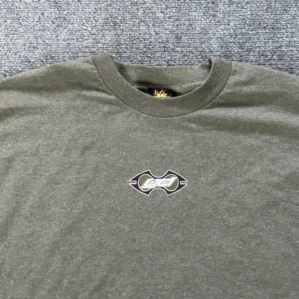 Year Of The‎ Dragon Shirt Mens XL Olive Green Long Sleeve Graphic Dragons 2000s - Picture 2 of 12